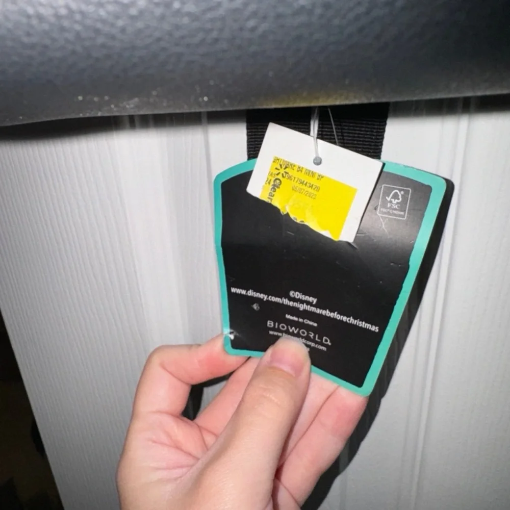 Nightmare Before Christmas Backpack - Black & White - Picture 2 of 2